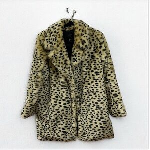 Forever 21 Cheetah Faux Fur Coat